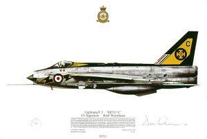 405LE, Lightning F.3 XR713 'C', 111 Sqn, RAF Wattisham.